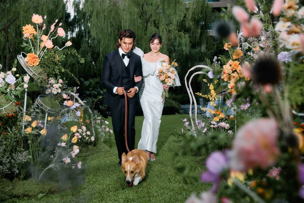 Garden Wedding in a Lush Green Oasis