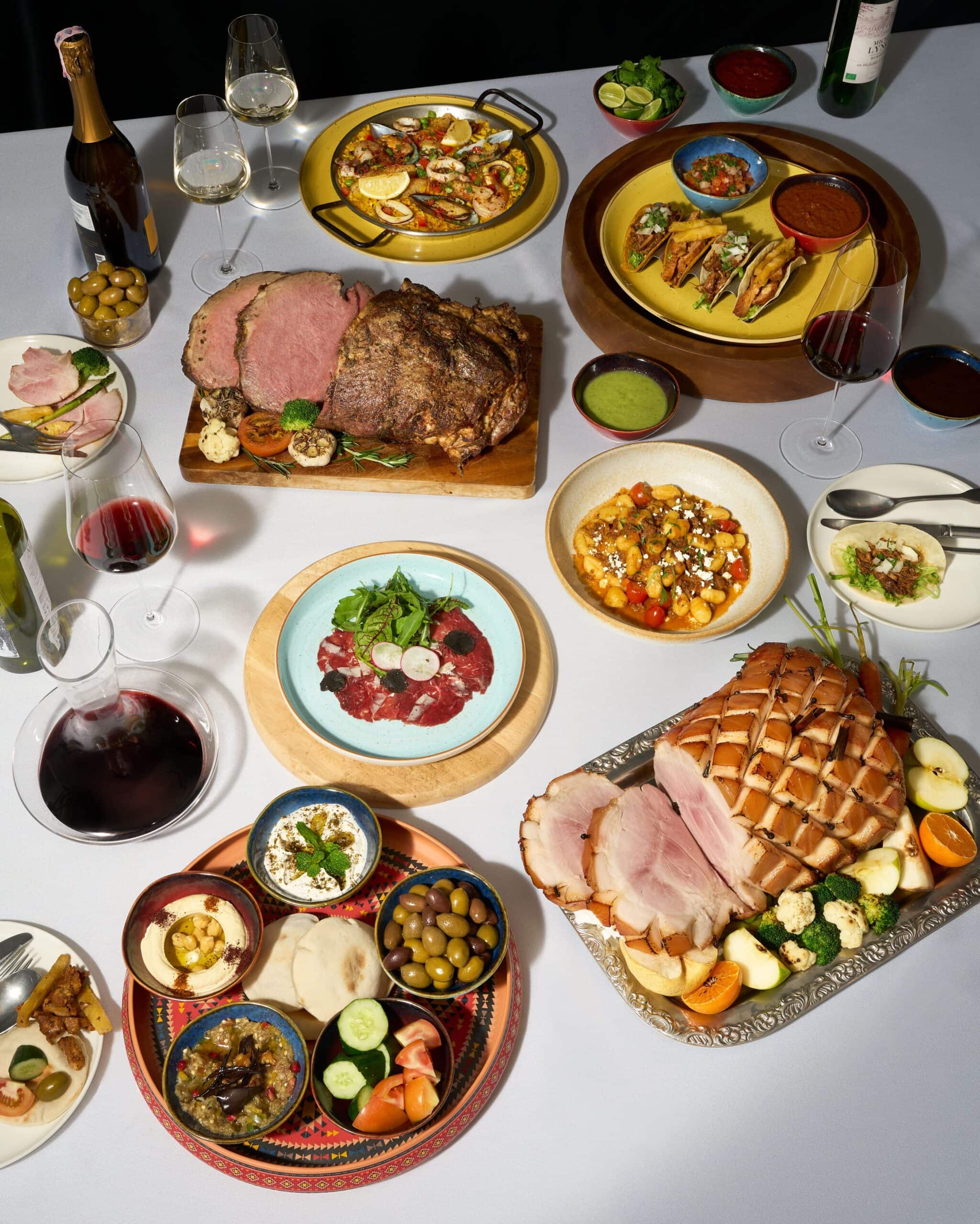 restaurant for Christmas Eve dinner