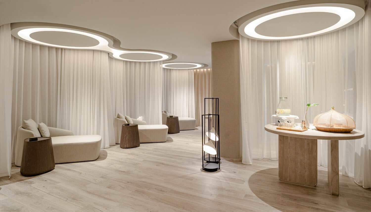 Calming ambiance at amaranth spa, the top luxury spa in Bangkok, Thailand.